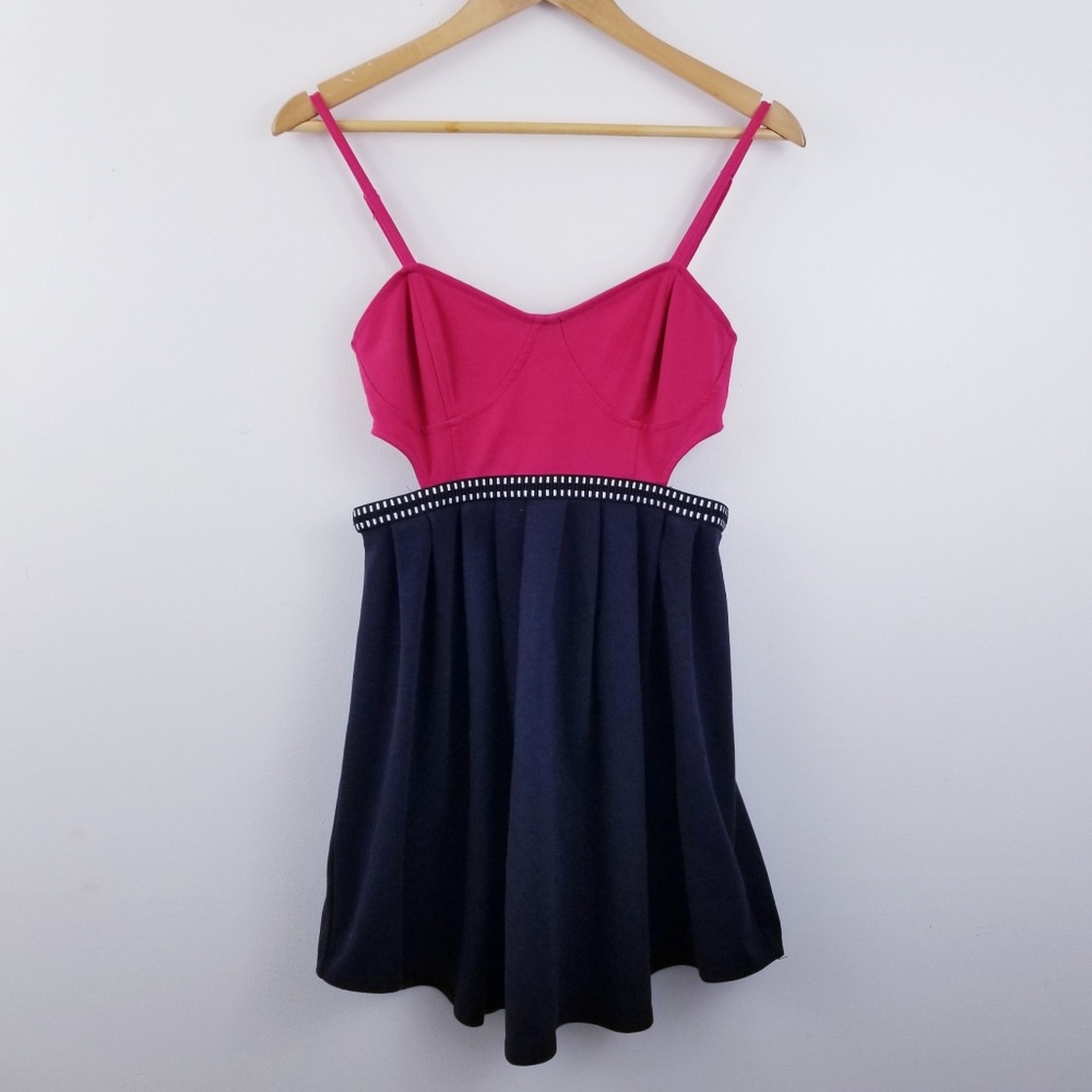 silence + noise mini dress
